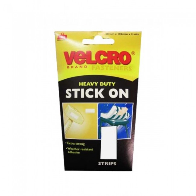 Velcro Heavy Duty Stick on Strips (50mm x 10m)